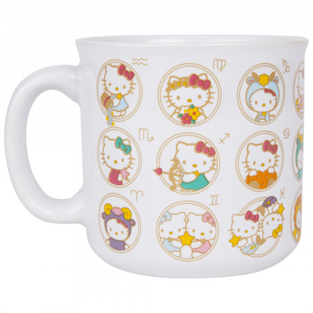 Hello Kitty Zodiac Pearlescent 20oz Ceramic Camper Mug